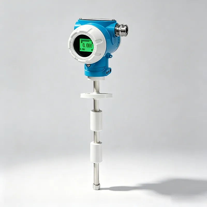 Blau-Weiß, Doppel-Schwimmer mit LCD