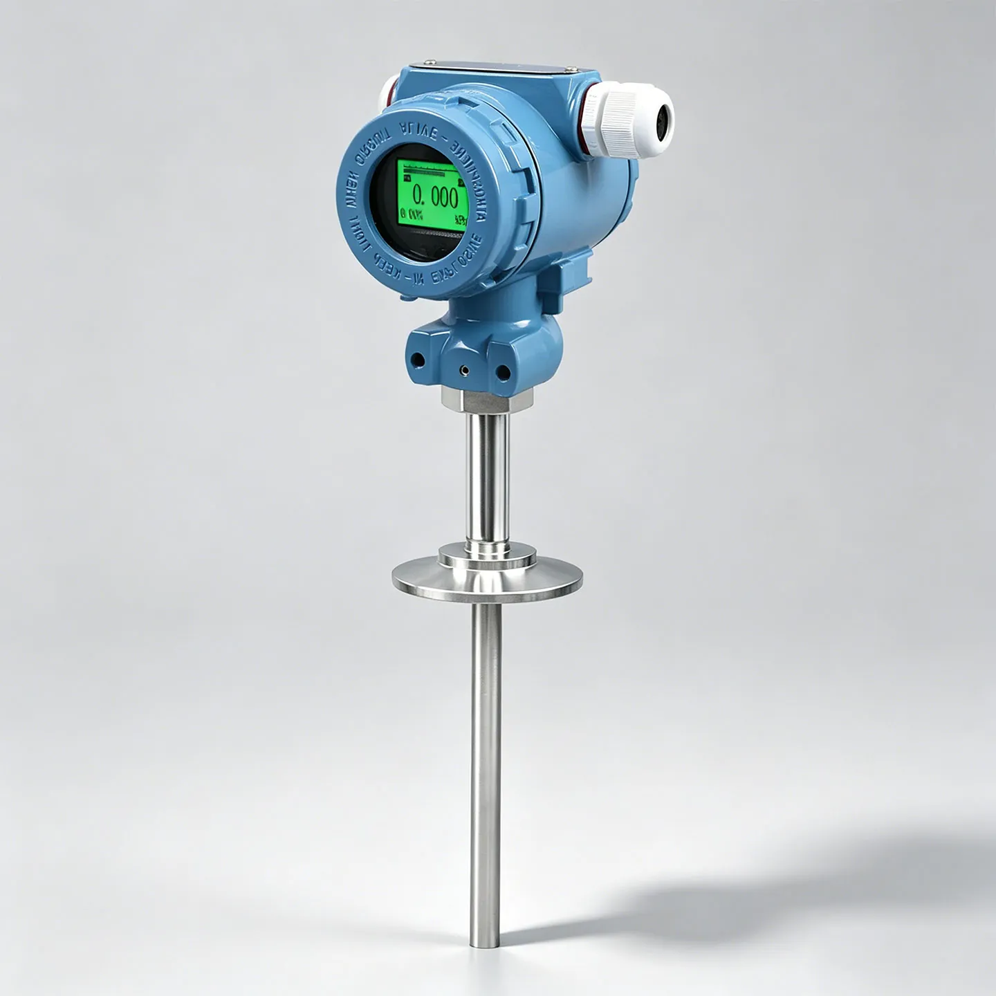 Blue Housing with LCD Display